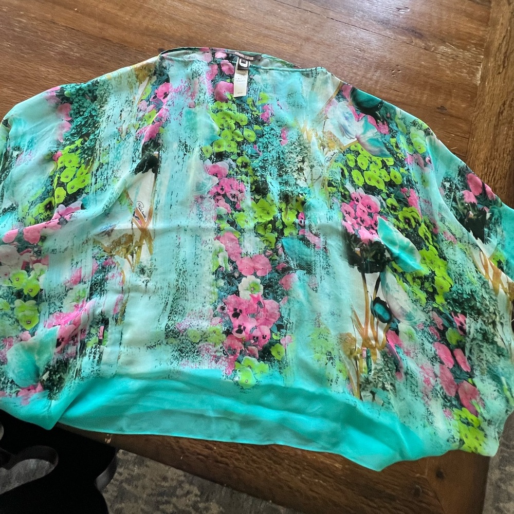 Roberto Cavalli size 38 cover up tunic top